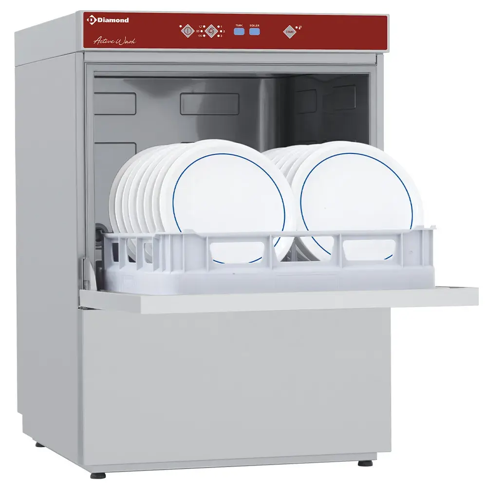Vaatwasser mand 500x500mm + Break Tank + Doorlopende ontharder - Main Image