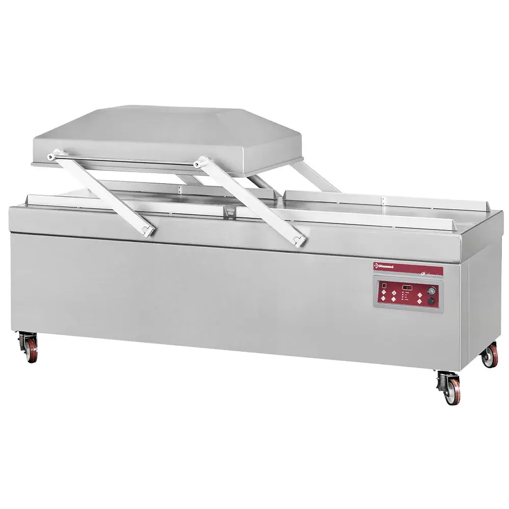 Vaccum machine, dubbele kamer 1100x730x230 mm. - 250 m3/u - Main Image