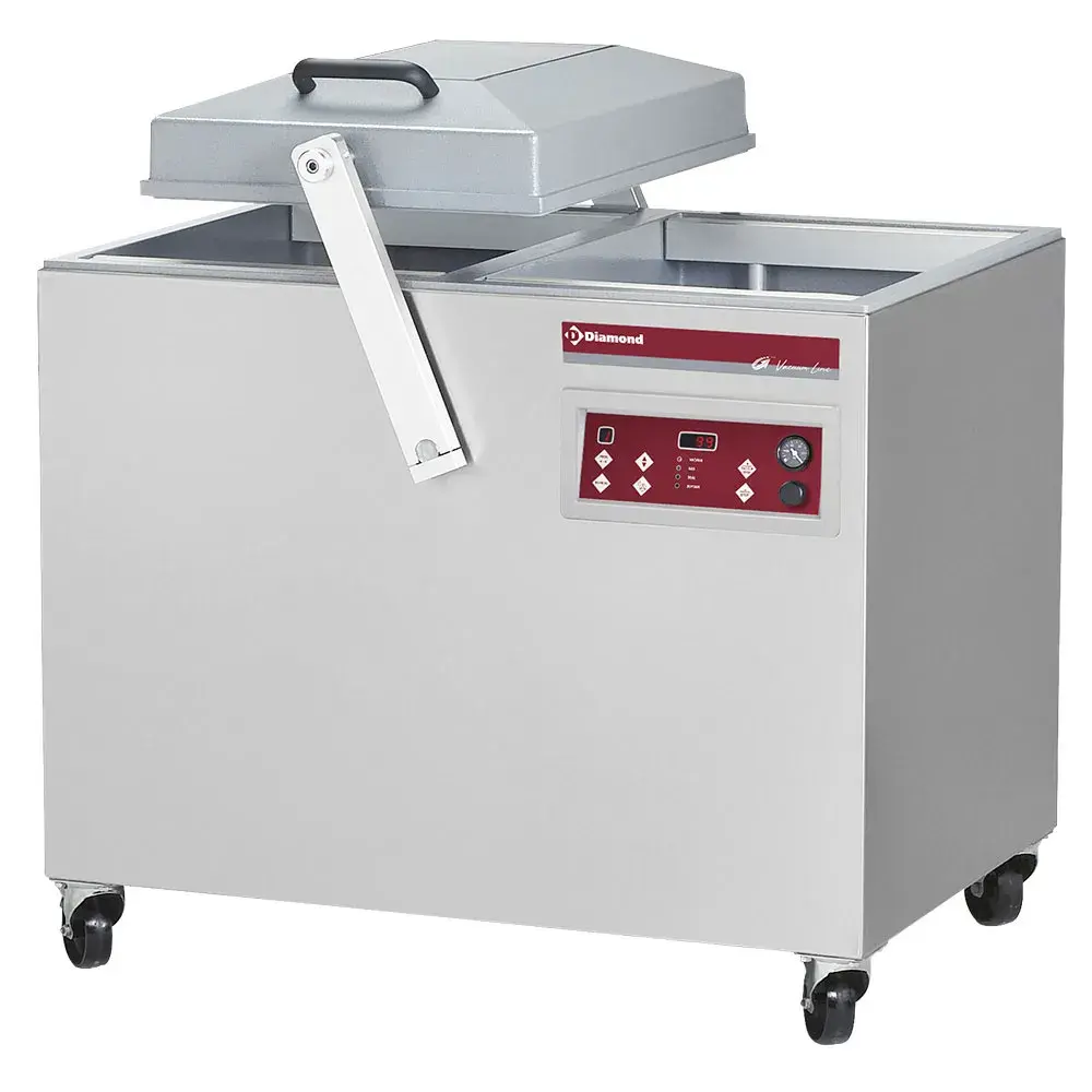 Vaccum machine, dubbele kamer 450x580xh235 mm. - 63 m3/u - Main Image