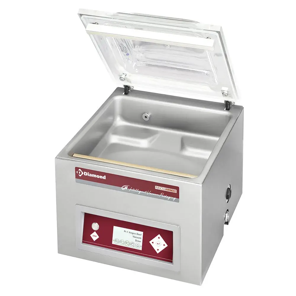 Vaccummachine, kamer 420x370xh180 mm - 21 m3/h LCD - Main Image