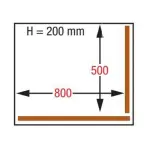 Vacuummachine, kamer 500x800xh200 mm - 100 m3/h - Image 2