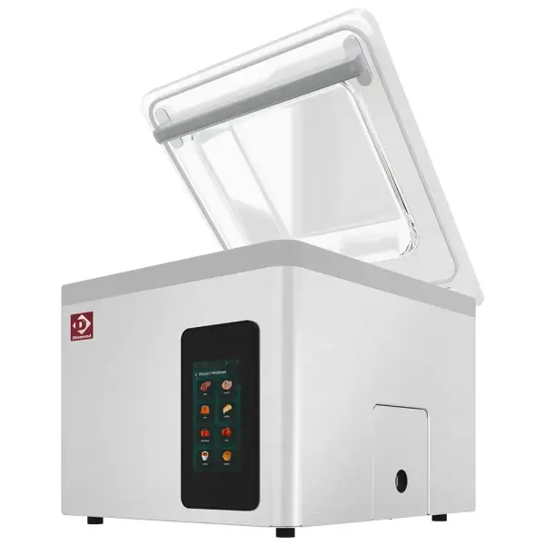Vacuümmachine, roestvrijstalen kuip 370x420xh180 mm. 21 m3/u TOUCH-scherm - Main Image