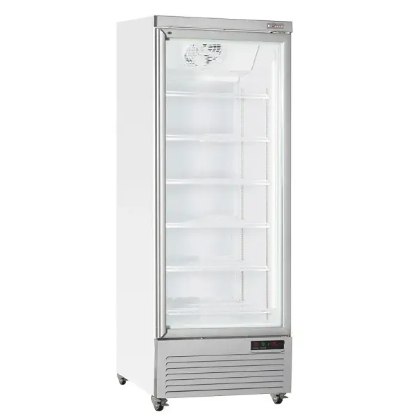 Verticale koelkastvitrine, 1 deur, 615 liter - WIT - Main Image