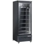 Verticale koelkastvitrine, 1 deur, 615 liter - ZWART - Main Image