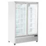 Verticale vrieskastvitrine, 1084 liter - WIT - Main Image