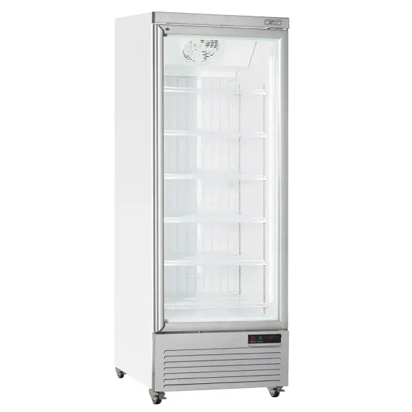 Verticale vrieskastvitrine, 560 liter - WIT - Main Image