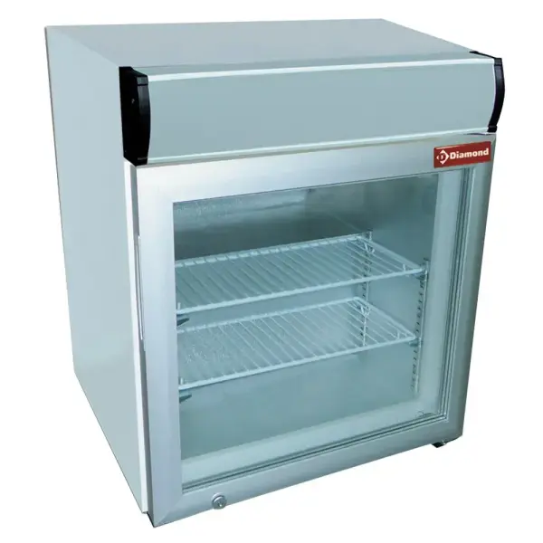 Vitrine tafelmodel negatieve T°, 50 liter, met lichtbak - Main Image