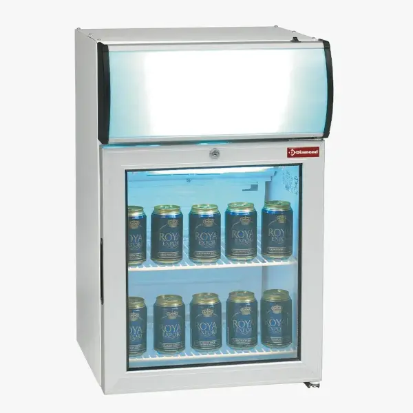 Vitrine tafelmodel positieve T°, 60 liter - Main Image