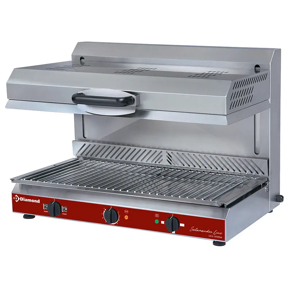 Vitroceramische salamander, mobiele bovenkant, 3 vuren - Main Image