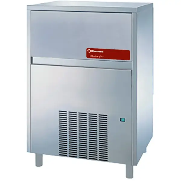 Vlakke ijsblokjes machine 105 kg + reserve - WATER - Main Image