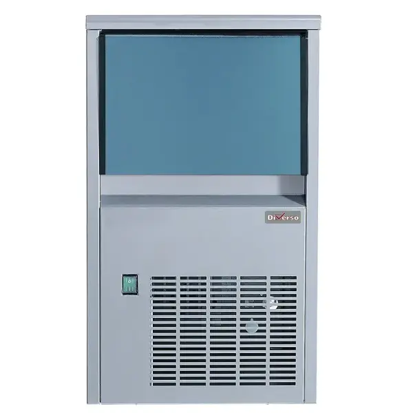 Volle ijsblokjesmachine (14 gr) 24kg/24h met reserve 6 kg roestvrij staal - Main Image