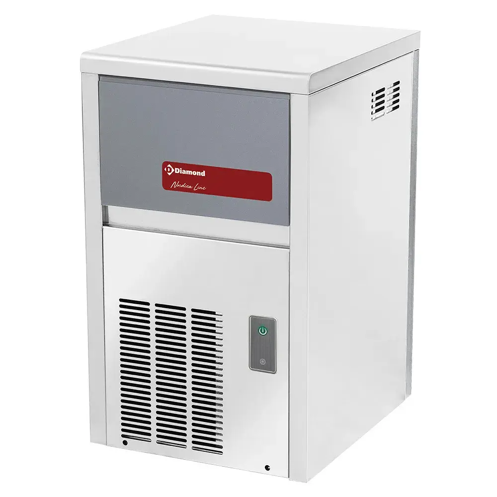 Volle ijsblokjesmachine 22 kg, met reserve - WATER - Main Image