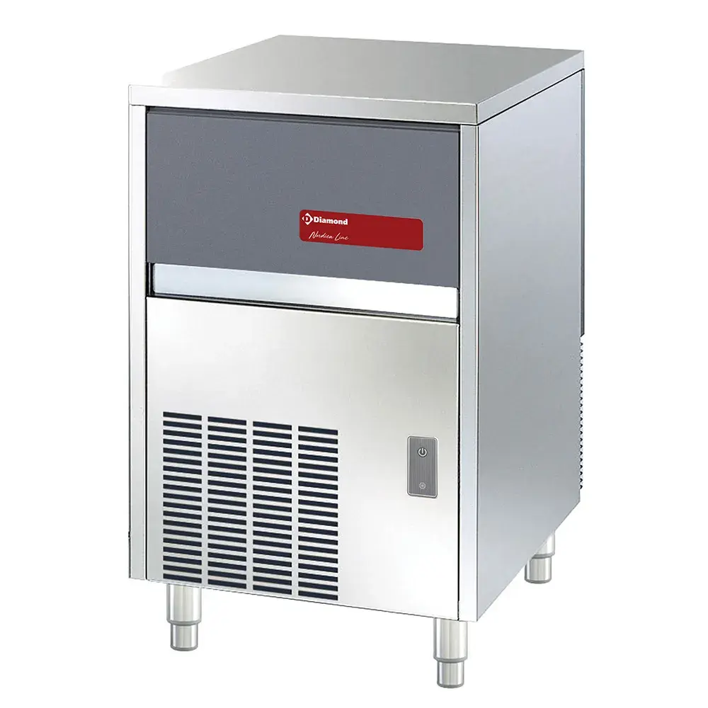 Volle ijsblokjesmachine 35 kg, met reserve - WATER - Main Image