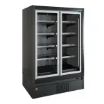 Vries wandmeubel, zelfbediening, klapdeuren - FULL BLACK - Main Image