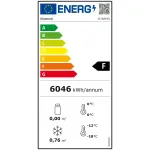 Vrieskast geventileerd 700 liter, 1 glazen deur GN 2/1, op wielen - Image 2