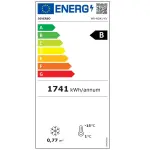 Vrieskast, glazen deur, statisch, 400 liter - - Image 2