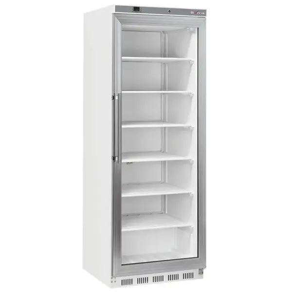 Vrieskast, glazen deur, statisch, 400 liter - Wit - Main Image