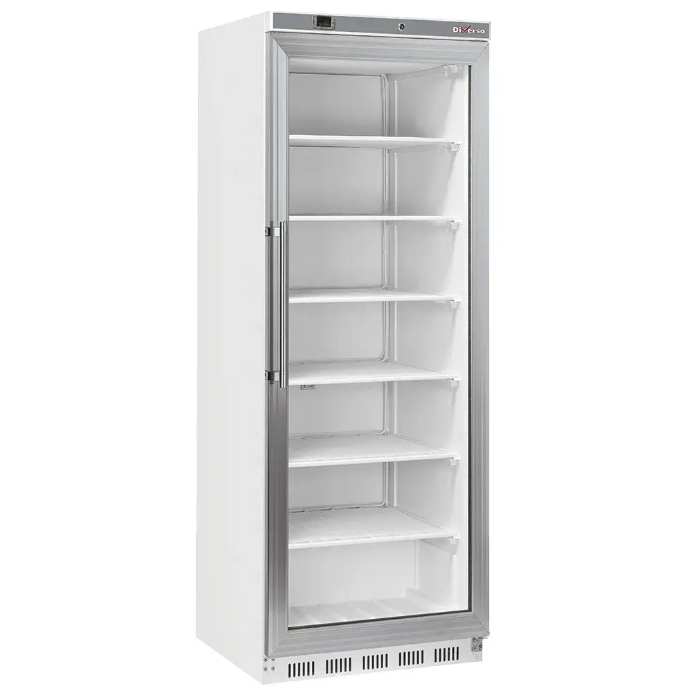 Vrieskast, glazen deur, statisch, 400 liter - Wit - Main Image