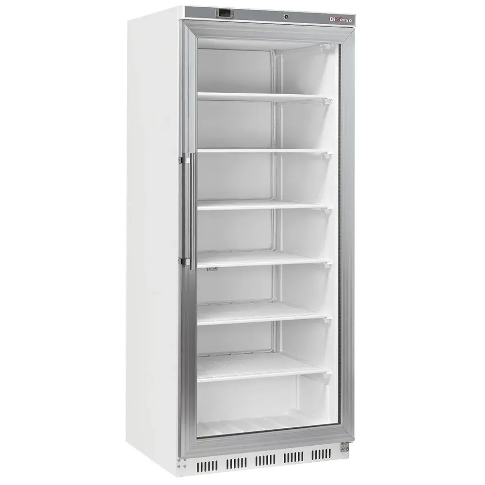 Vrieskast, glazen deur, statisch, 600 liter - Wit - Main Image