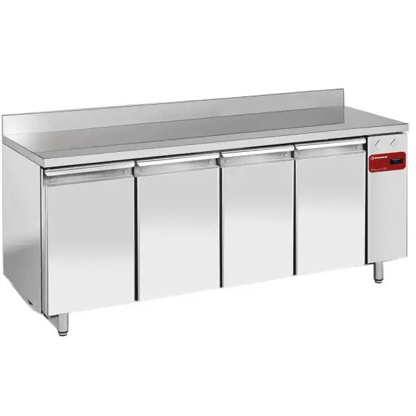 Wand koeltafel, geventileerd, 4 deuren EN 600x400, 760 liter (zonder groep) - Main Image