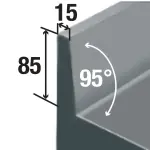 Wand werktafel met ondertablet - Image 4