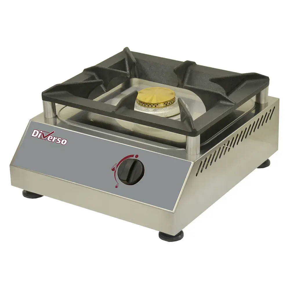 Warmhoudplaat op gas, tafelmodel, 1 brander 5 kW - Main Image