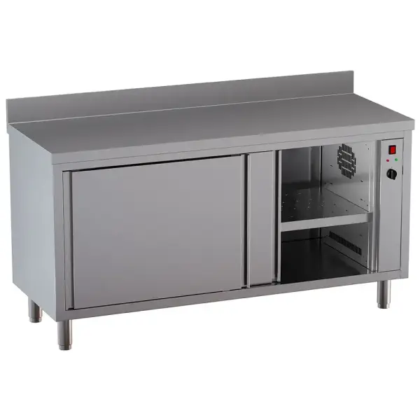 Warmtafelkast met 2 schuifdeuren, met achteropstand - Main Image