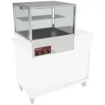 Warmvitrine, bain-marie 2x GN 1/1, panoramische - Image 4