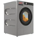 Wascentrifugemachine 8 kg "inox-titanium", met afvoerpomp - Main Image