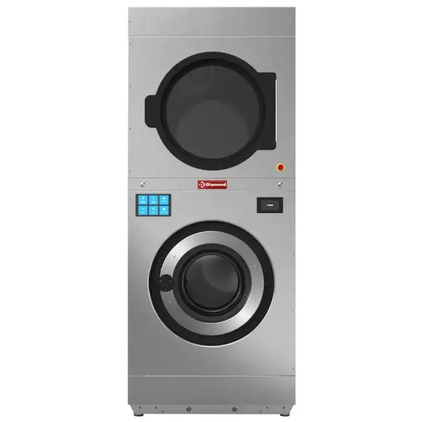 Wasmachine met super centrifugering 11 kg (elektrisch) + roterende droogmachine 11 kg (gas) TOUCH SCREEN - Main Image