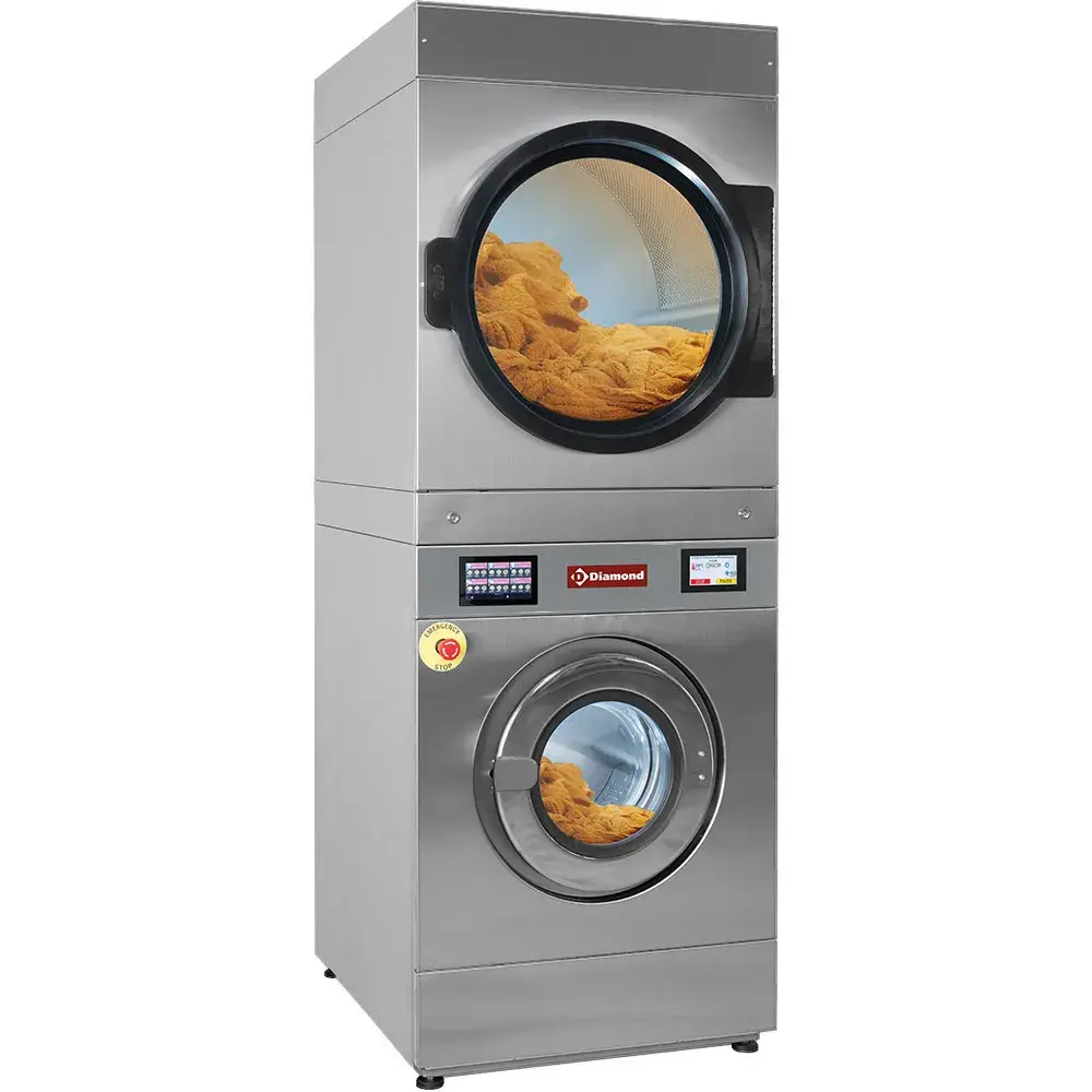 Wasmachine met super centrifugering 14 kg (elektrisch) + roterende droogmachine 14 kg (elektrisch) TOUCH SCREEN - Main Image