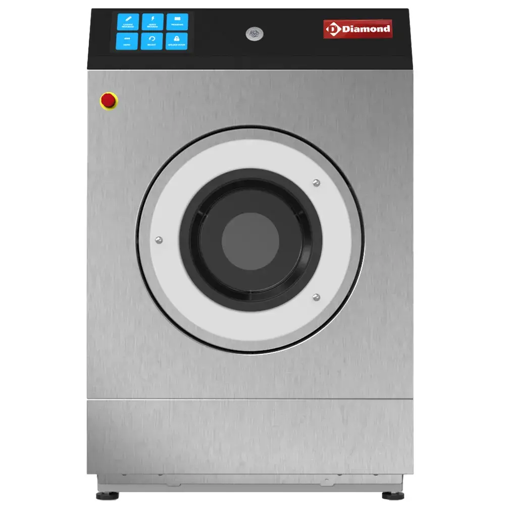 Wasmachine met vloerbevestiging "R.V.S." 11 kg met TOUCH SCREEN - Main Image