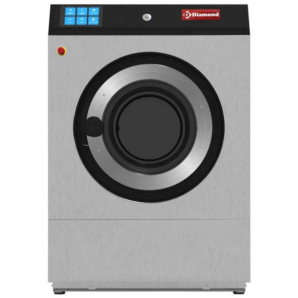 Wasmachine met vloerbevestiging "R.V.S." 18 kg met TOUCH SCREEN - Main Image
