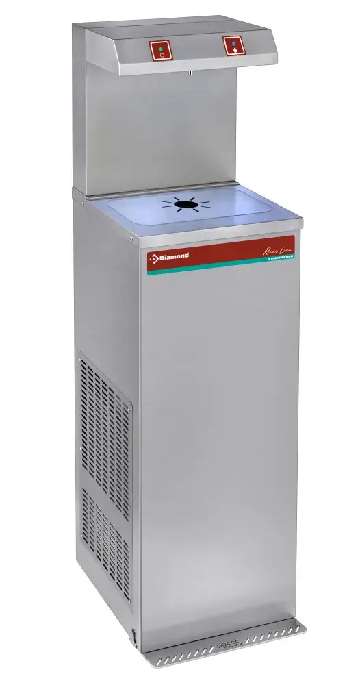 Waterkoeler met pedaal, roestvrij staal, 80 liter/uur - Main Image