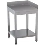 Werktafel 90° met onderlegplank en 2 achteropstanden - Main Image