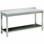 Werktafel met onderblad + achterrand - Main Image