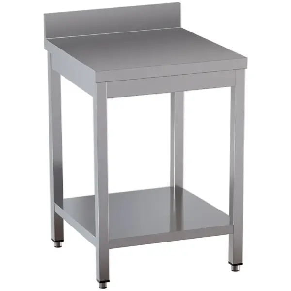Werktafel met onderblad + achterrand - Main Image
