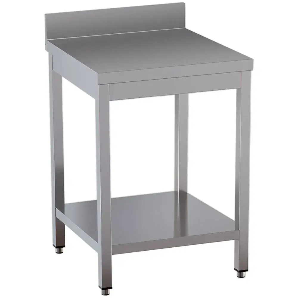 Werktafel met onderblad + achterrand - Main Image