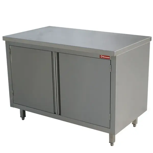 Werktafel op kast met draaideuren - Main Image
