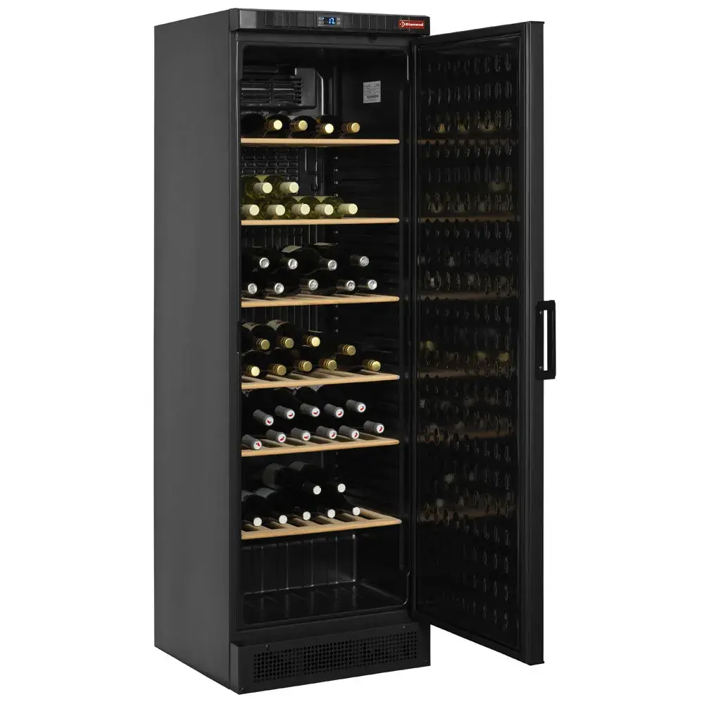 Wijnkast, geventileerd, 380 liters, ZWART - Main Image