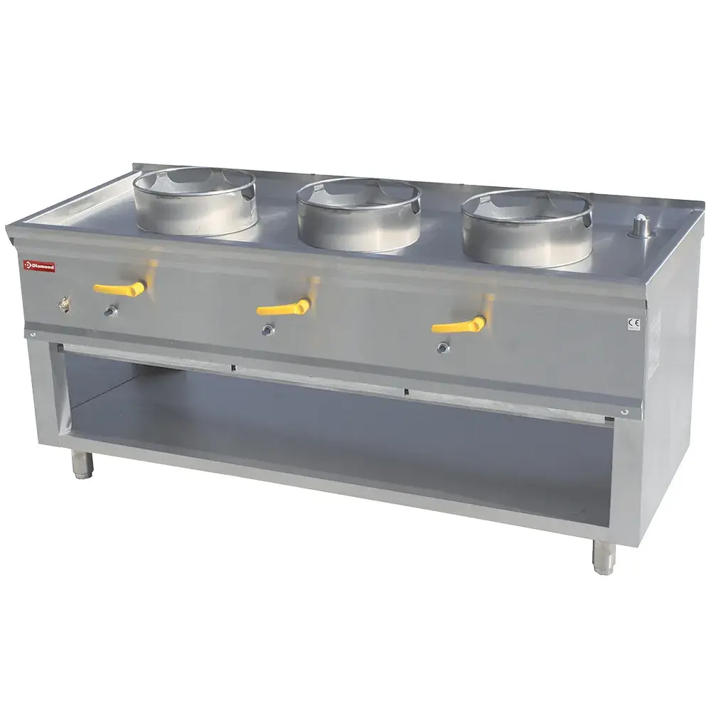 Wok-fornuis 3 branders - Main Image