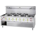 Wok-fornuis 7 branders met watergordijn - Main Image
