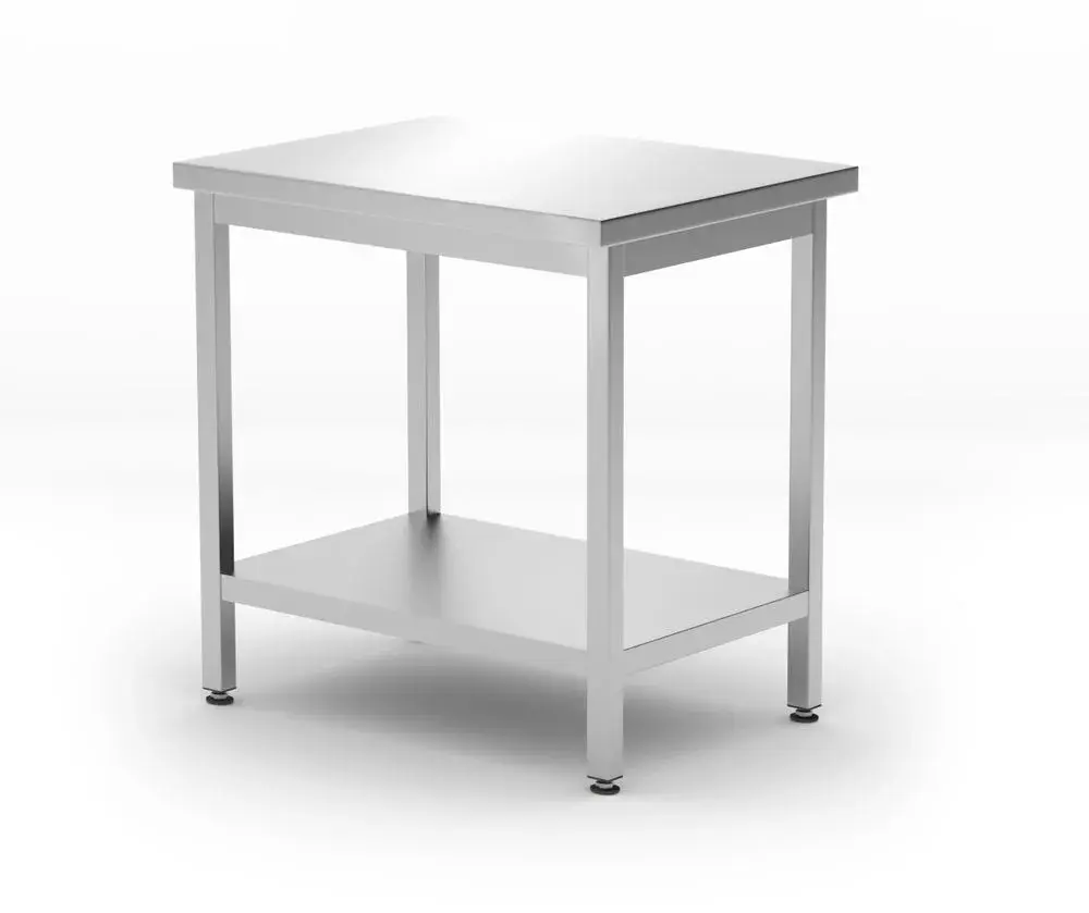 Centrale tafel met plank - geschroefd, diepte 600 mm - Main Image