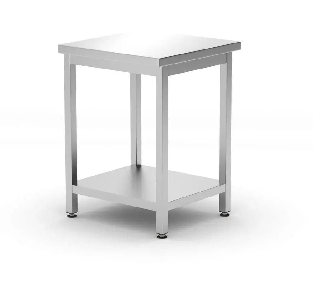 Centrale tafel met plank - geschroefd, diepte 600 mm - Main Image