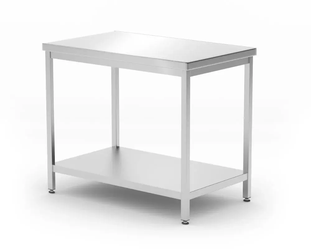 Centrale tafel met plank – geschroefd, diepte 600 mm - Main Image