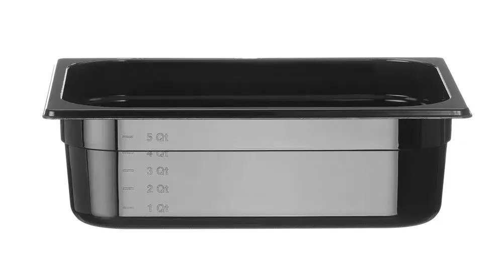Container GN 1/2 zwart polycarbonaat - Main Image