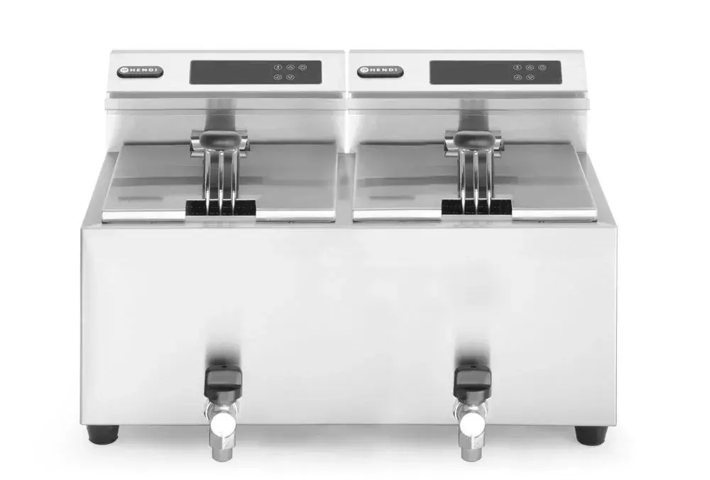 Friteuse Profi Line met aftapkraan digitaal - 2 x 8 l - Main Image