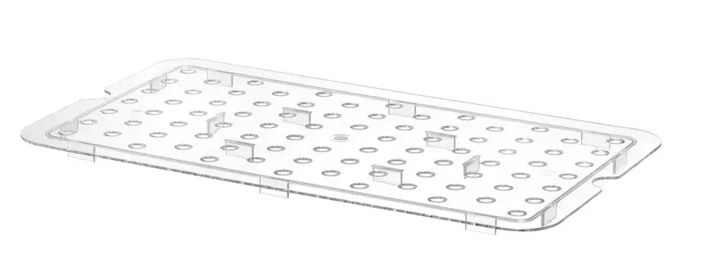 Geperforeerde roosters voor GN containers polycarbonaat - Main Image