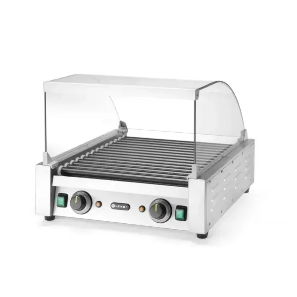 Glazen cover voor worstenroller grill - Image 2