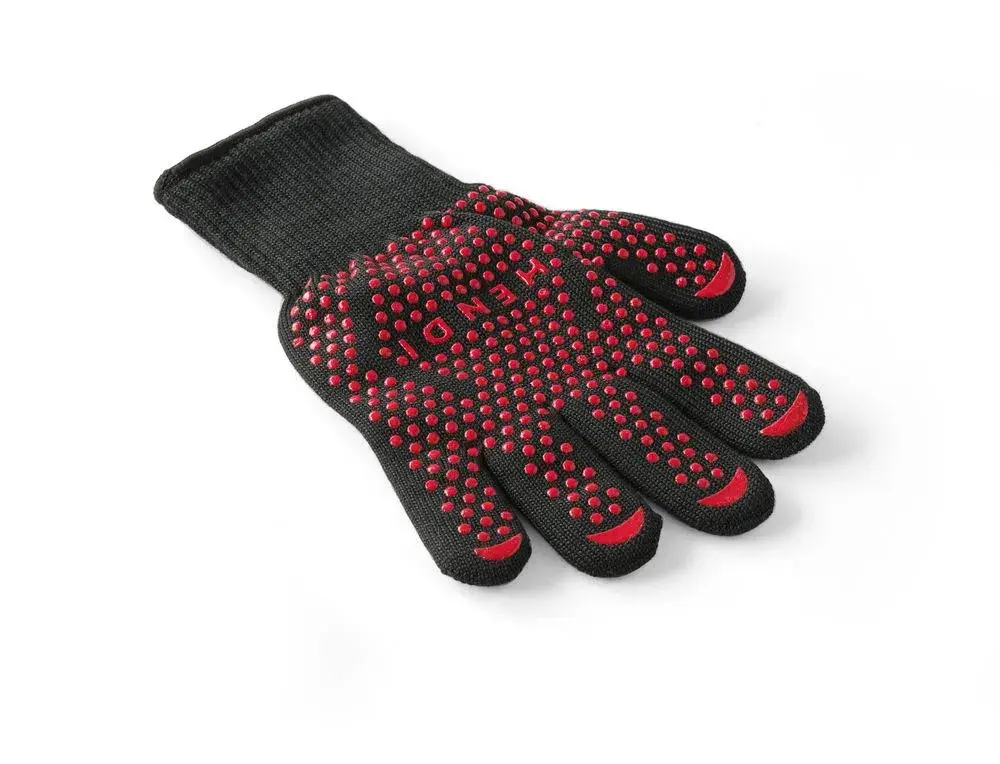 Hittebestendige barbecue handschoenen - 2 stuks - Main Image